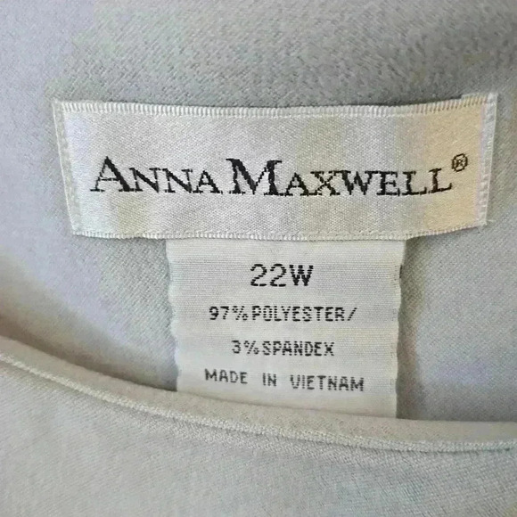 Anna Maxwell Jacket and Shell, Women's Plus Size 22W, Vintage - Picture 4 of 6